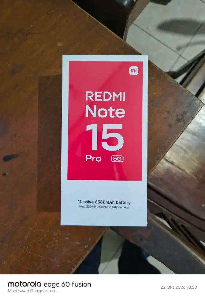 Redmi Note 15 Pro 5G 12/512 Baru Segel Dus Garansi Resmi