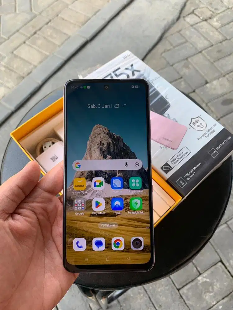 Realme C75x 8/128 fullshet orian semua segel