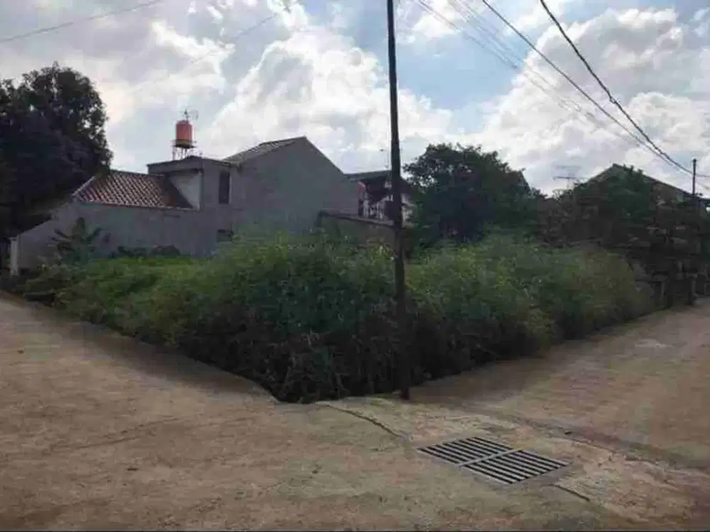 Tanah Kosong Hook di Pondok Jatimurni Jl. Majapahit, Pondok Melati, Bekasi