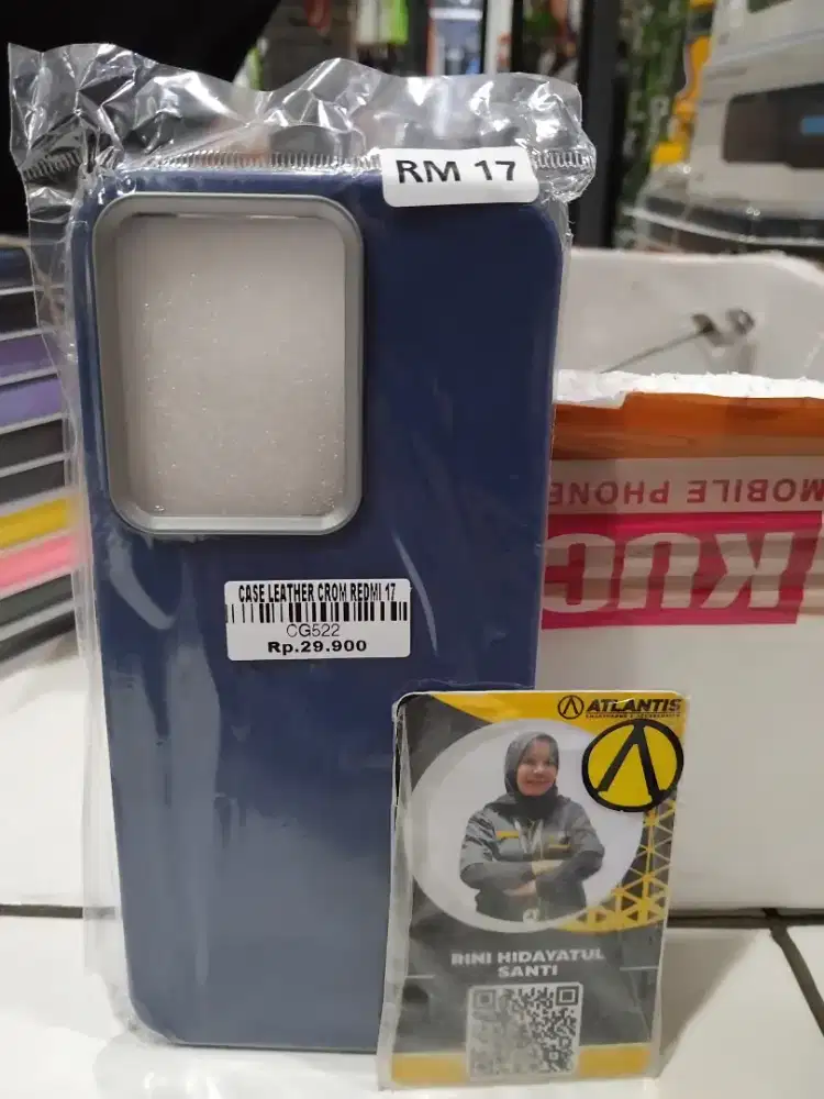 CASE LEATHER CROM REDMI 17 | ATLANTIS DAHSYAT