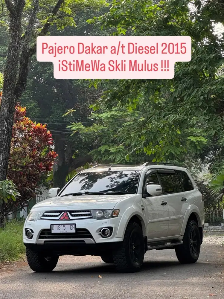 Pajero Dakar Matic Diesel 2015 nik 2014 KM low murah bandung