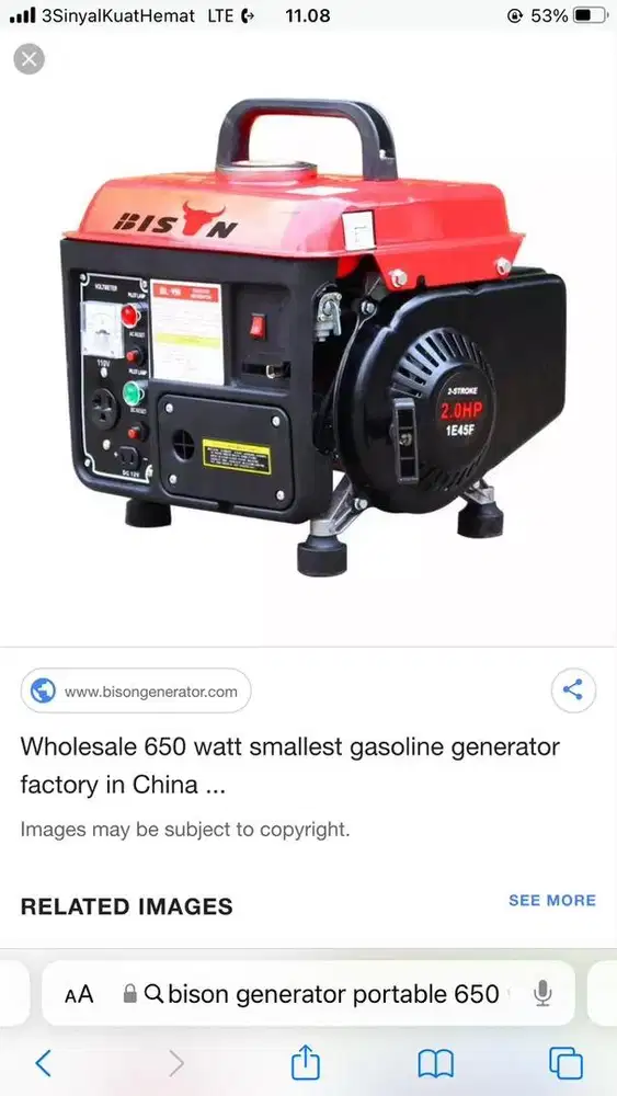 Genset Bison New