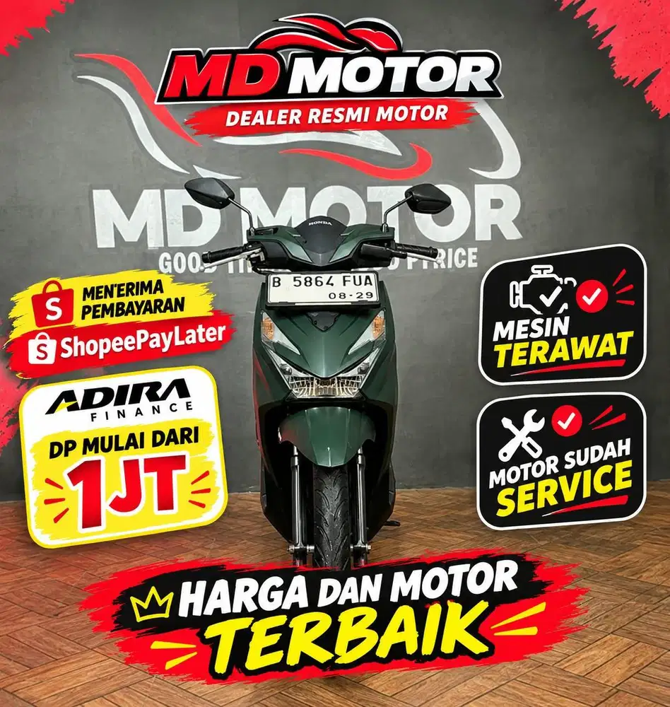Honda Beat Deluxe Smartkey 2024 #monstersalecibitung