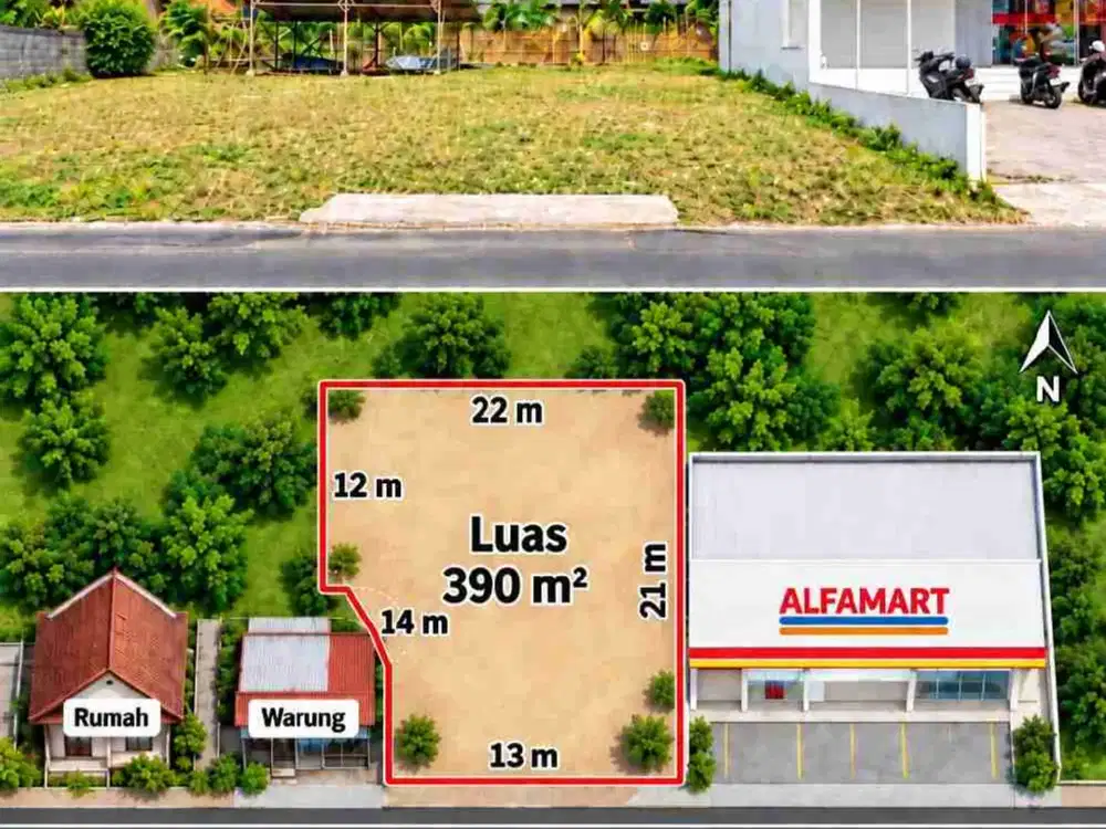 Dijual Tanah Pinggir Jalan Di Kota Serang Luas Tanah Mulai 390 Surat SHM - Rp.2,5Jt/Meter Samping Alfamart
Dengan Lingkungan Sangat Strategis