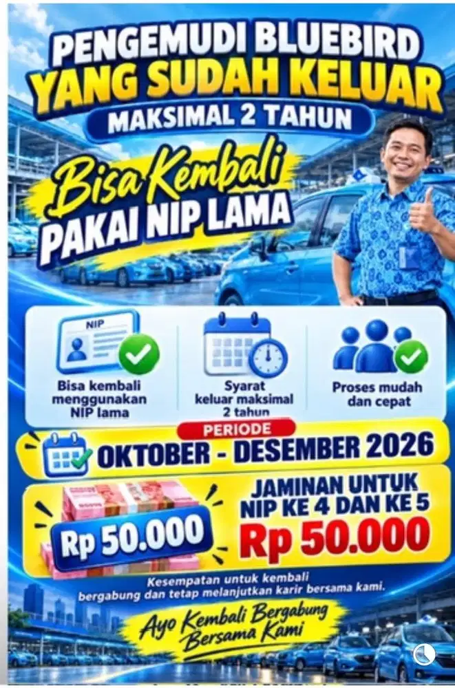 Dibutuhkan driver online