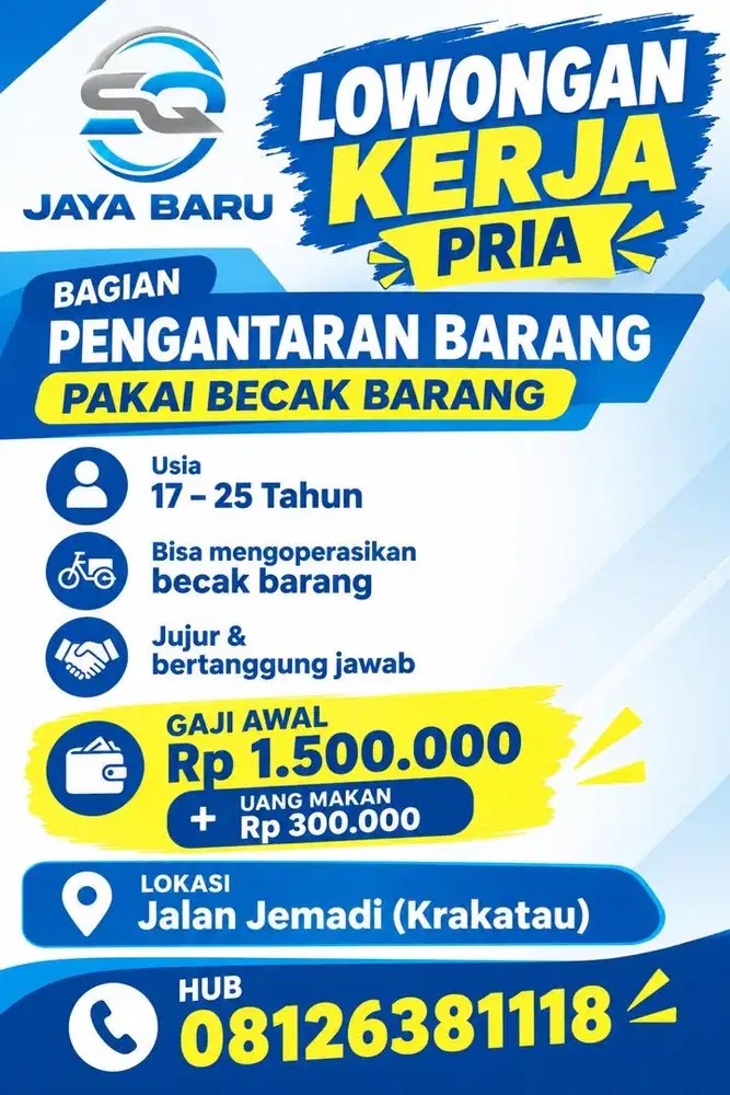 Lowongan Kerja Pria