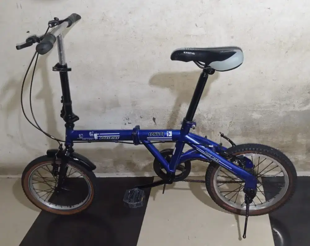 sepeda lipat ukuran 16 kondisi normal