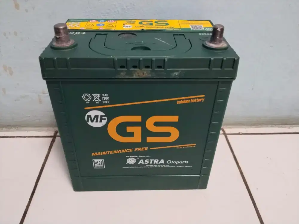 JUAL AKI SECOND MEREK GS ASTRA MF NS40 12V 32Ah