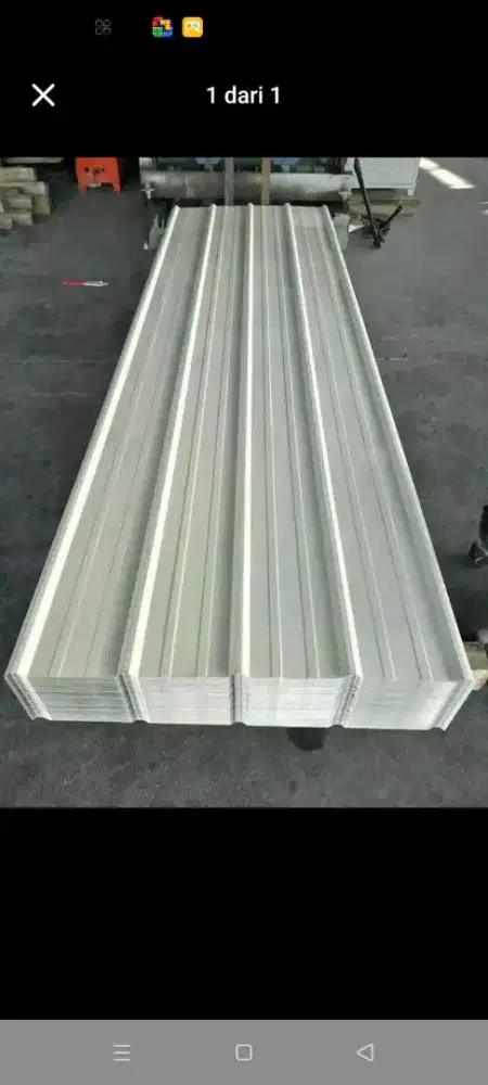 atap alderon single layer/doble layer