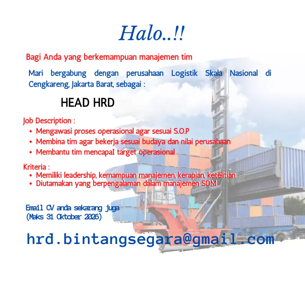 Head HRD & General Affair