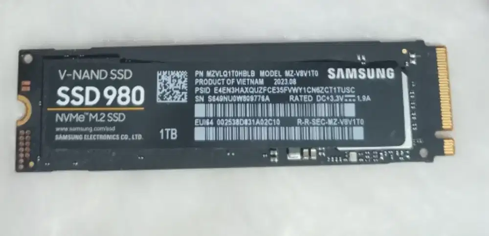 SSD Nvme 1tb Samsung 980