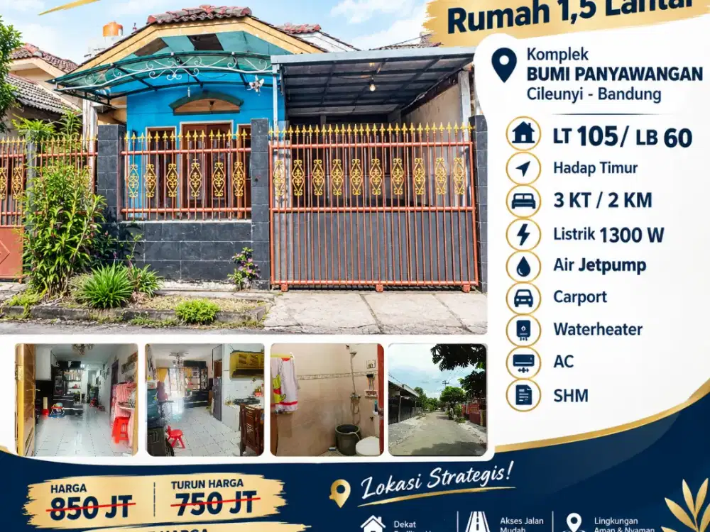 Dijual cepat rumah di Bumi Panyawangan Cileunyi 600 Jutaan