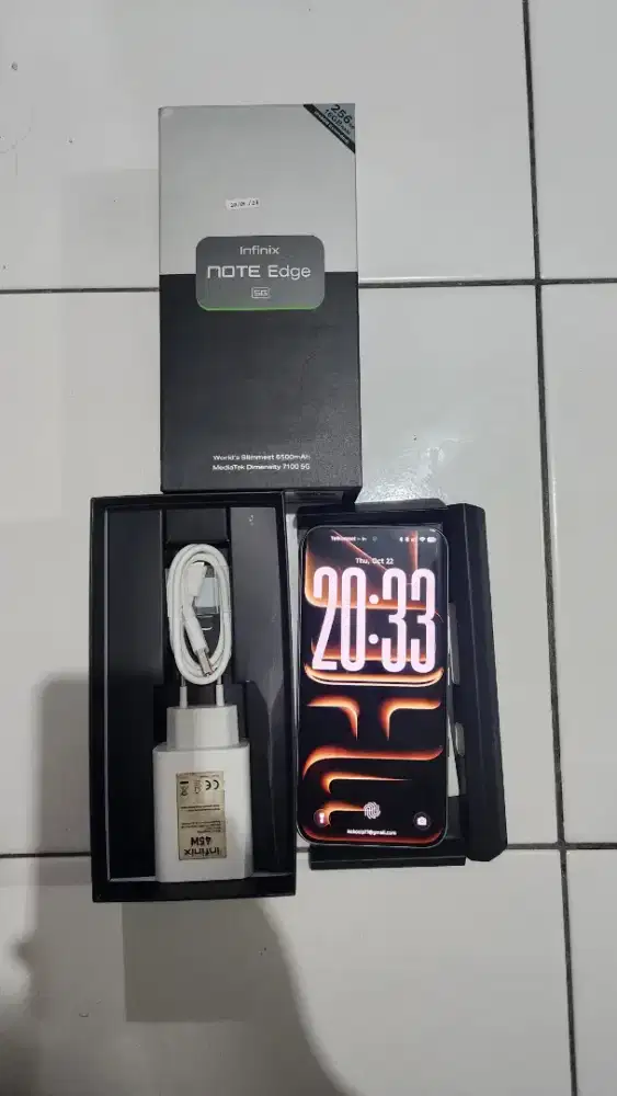 Infinix Note EDGE 5G - 8/256 Garansi On 2027