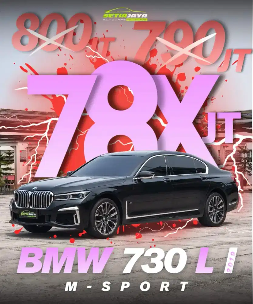 BMW 730i M sport 2000cc matic 2019