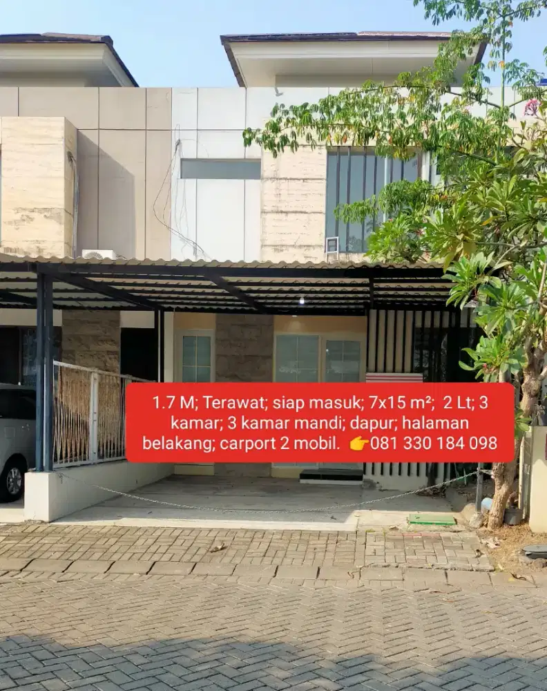 Buruan !! Jarang ada dijual kondisi rumah terawat dan siap masuk