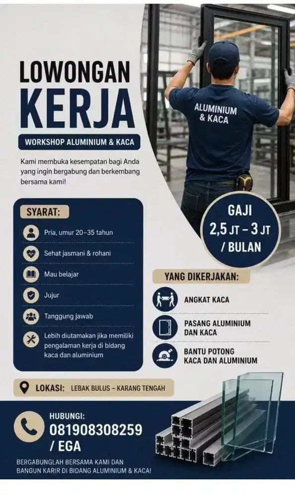 Jasa Kaca & Alumunium