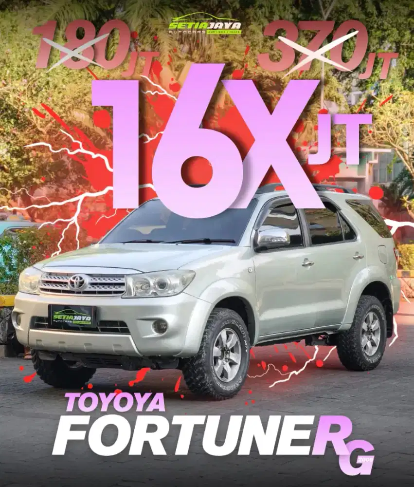 Toyota Fortuner G disel 2500cc matic 4x2 2009