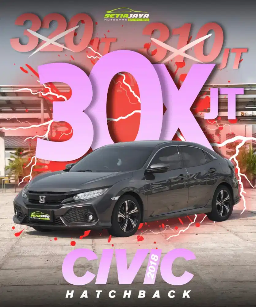 Honda Civic E Hatsback 1500cc matic 2018