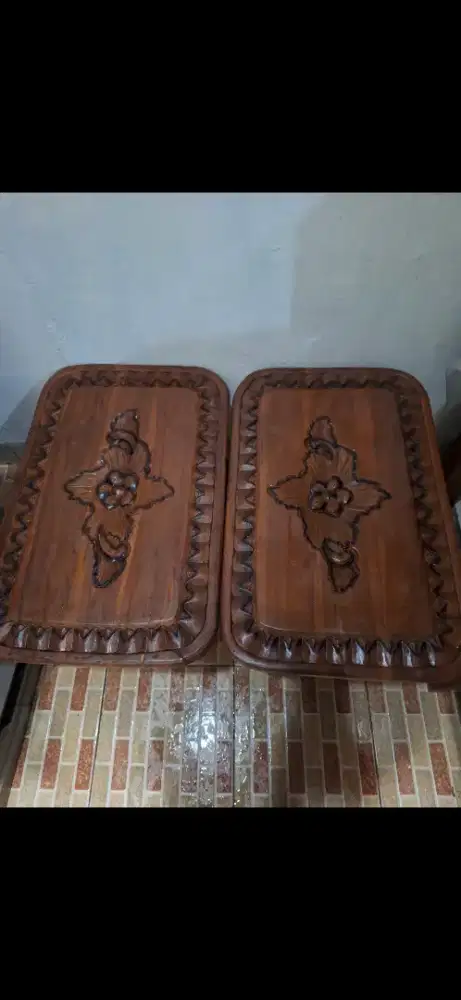 Jual meja sudut jati