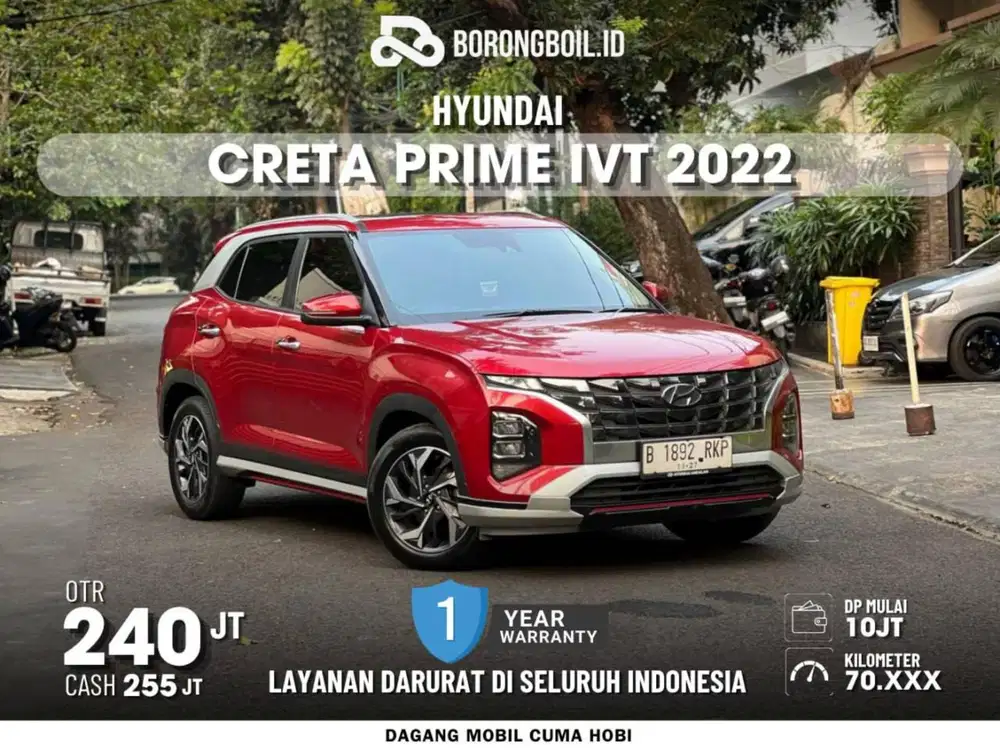 [KM70RIBU] Hyundai Creta Prime AT 2022 Merah