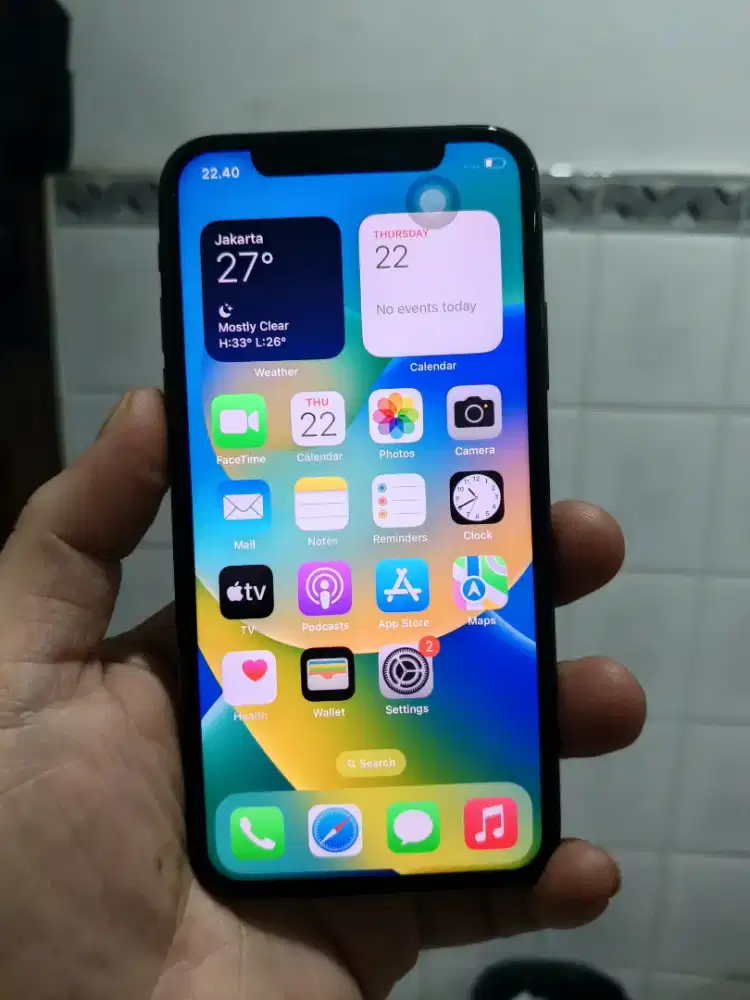 iPhone X 64gb inter mulus istimewa batangan Regist sinyal aman murah