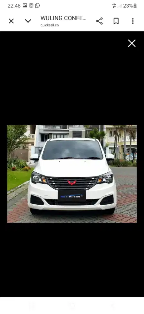 Wuling convero DB milik pribadi km 24000. Istimewa