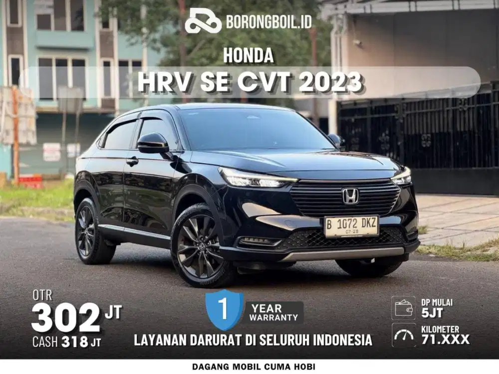 [SERVICERECORD] Honda HRV SE CVT 2023 Hitam