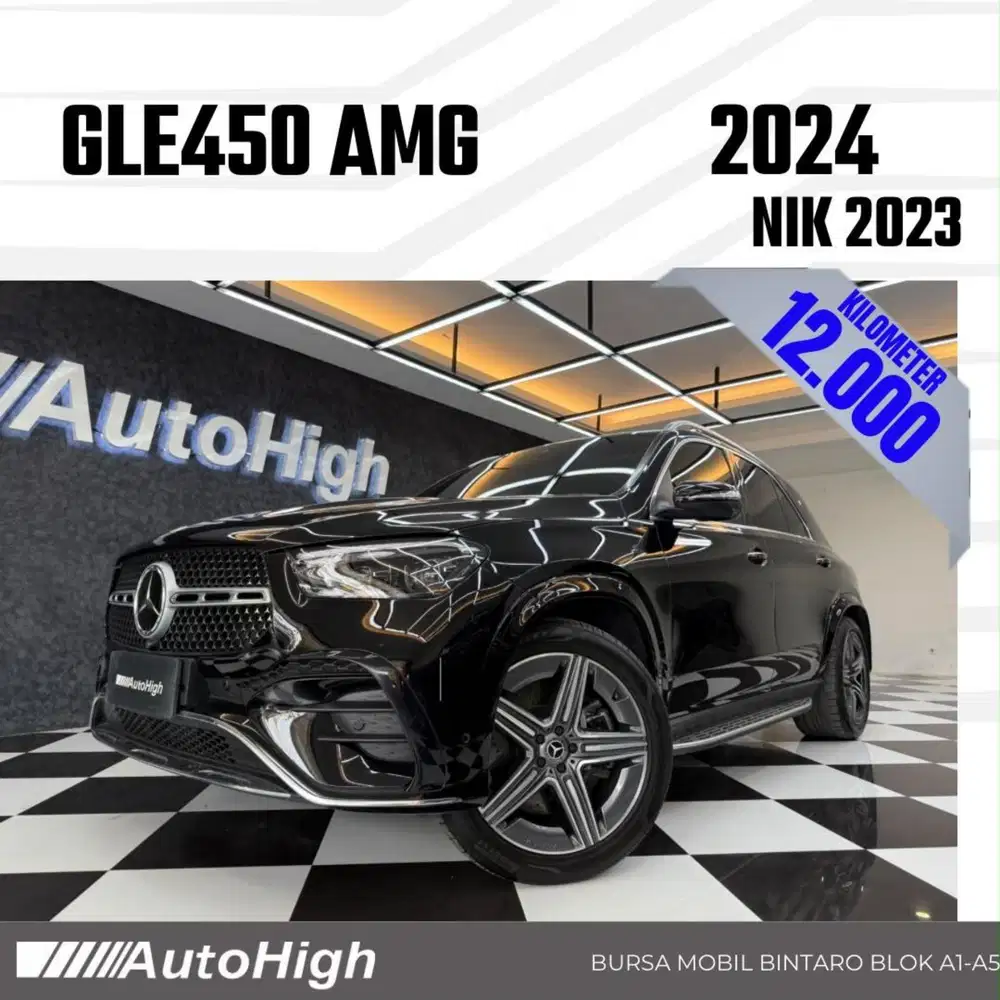 DP10% [Km12.000] GLE450 AMG 2023 Black / GLE 450 Reg 2024 #AUTOHIGH
