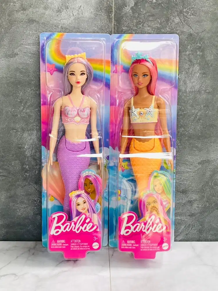 Jual Barbie Odile Mermaid lilac ungu dan pink