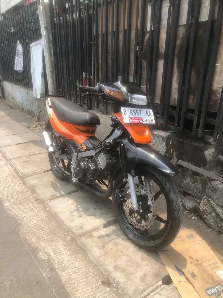 Satria Ru 2002 DD Hitam Orange