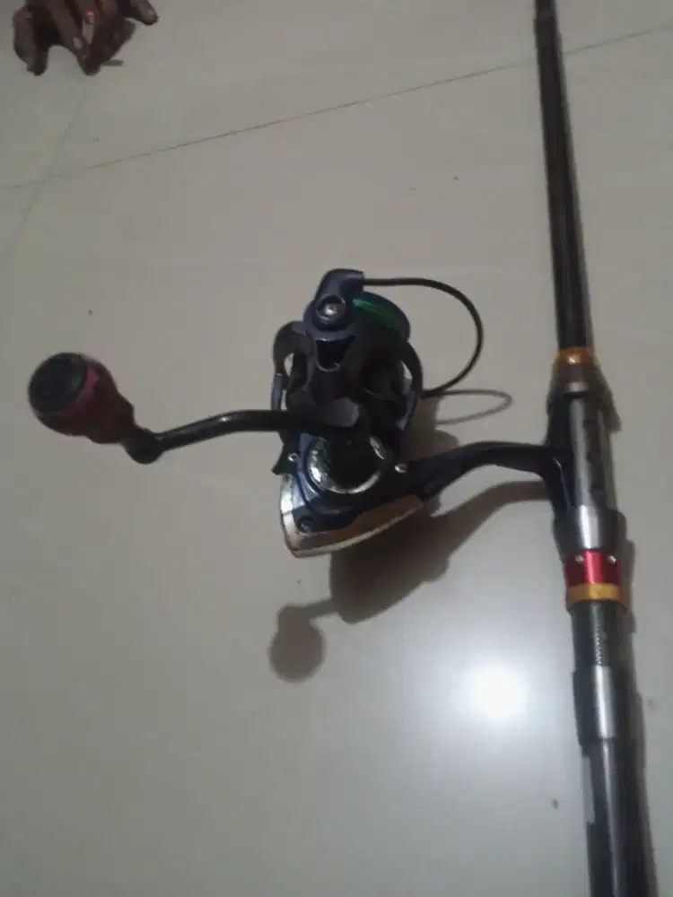 Jual alat pancing joran plus reel
