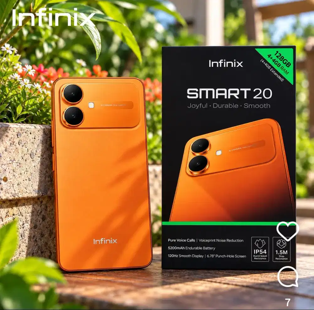 INFINIX SMART 20 8/128GB 'ATLANTIS DAHSYAT'