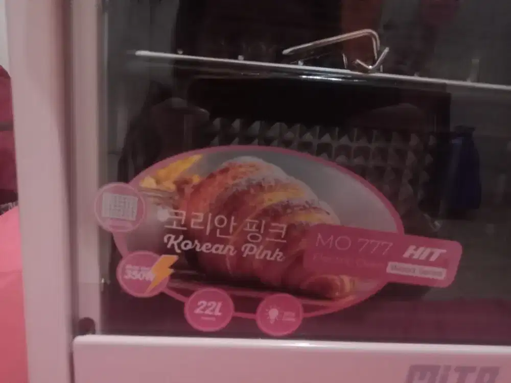 Oven Listrik Mito HIT MO 777 22L Pink Baru Belum Pernah Dipakai.