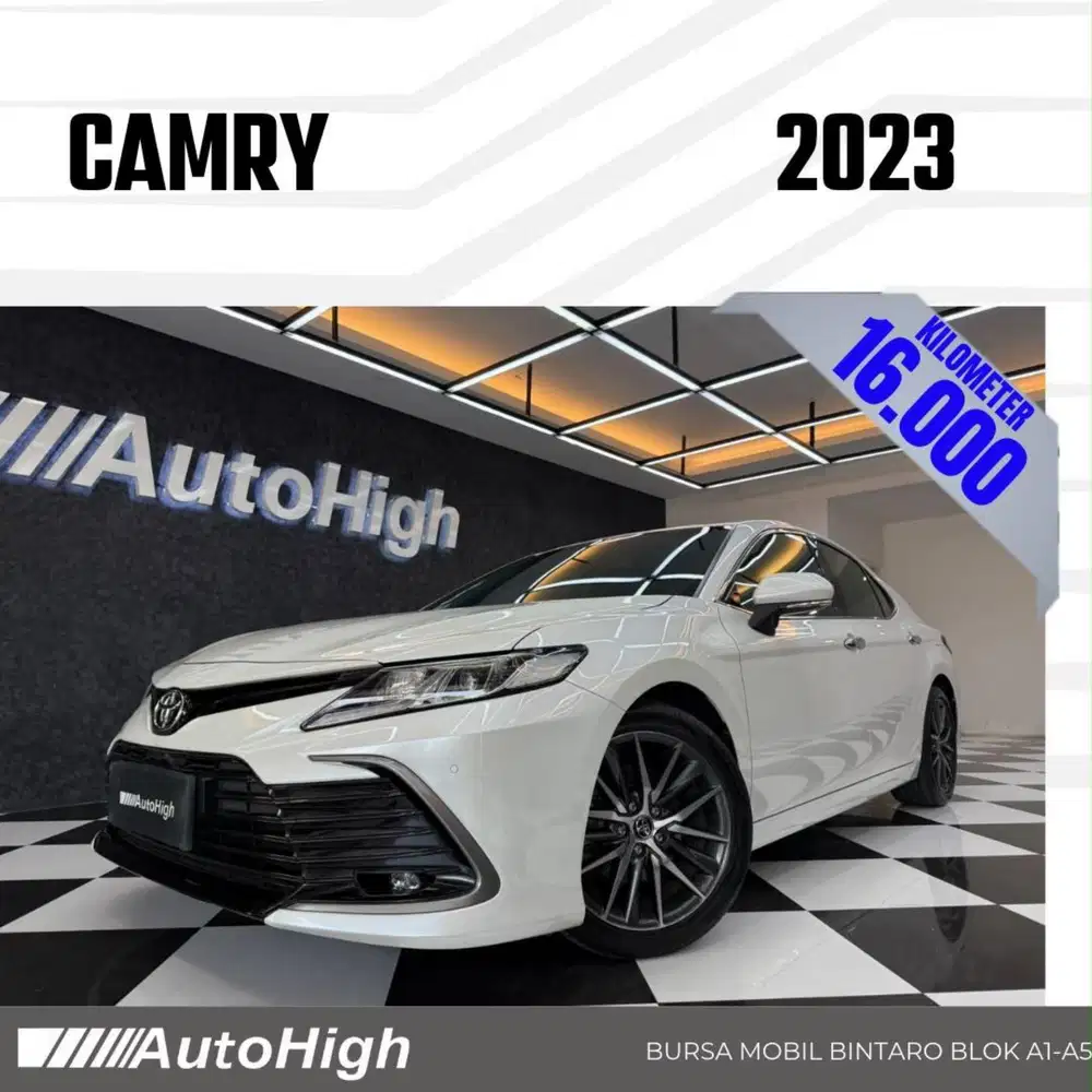 DP10% [Km16.000] Camry V 2023 White Reg 2022 #AUTOHIGH