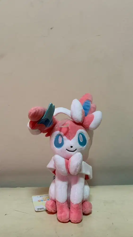 Boneka Pokemon Sylveon Rowlett Eevee Snorlax Raichu Vulpix