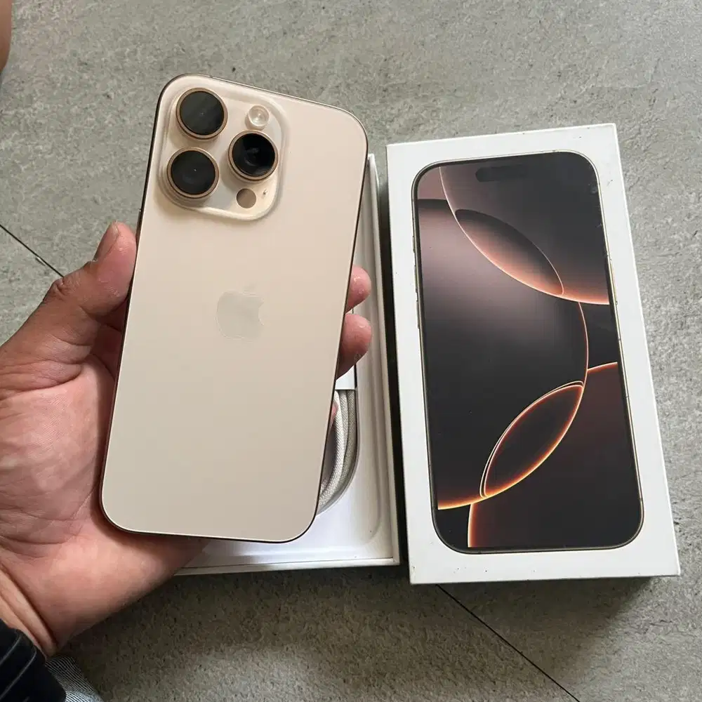 iphone 16 pro 256gb ibox lengkap mulus