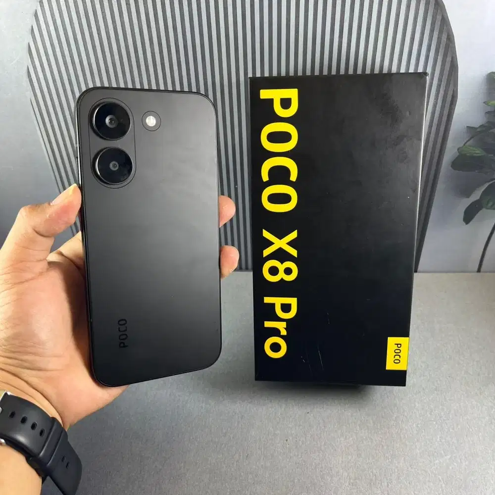 poco x8 pro ram 8+8/512gb lengkap mulus