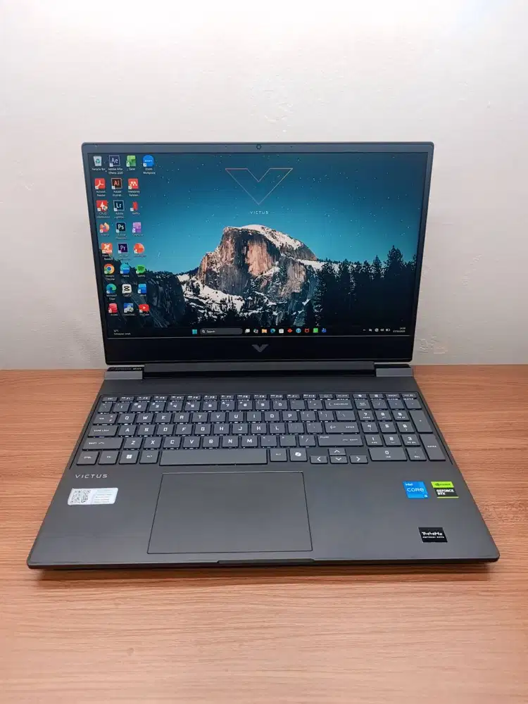 laptop gaming hp victus 15 RTX 2050 4GB garansi resmi juli 2027 fullse