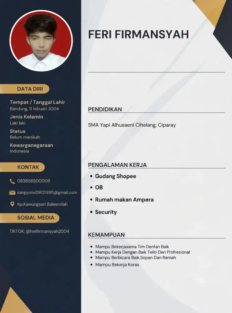 Saya mencari kerja