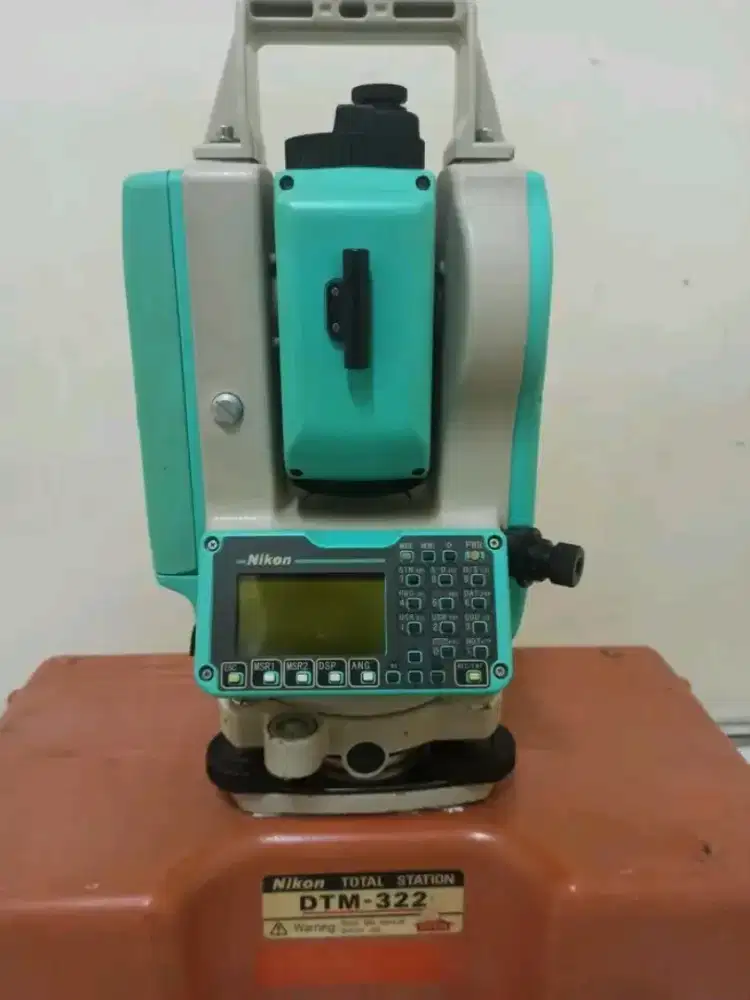 Total Station Nikon  DTM 322 Bekas Komplit 1 Set Bergaransi
