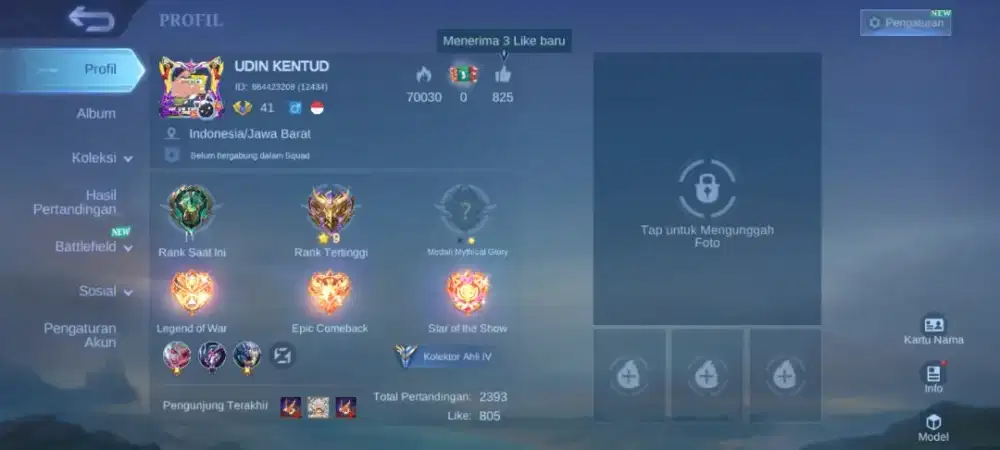 Akun Mobile Legend