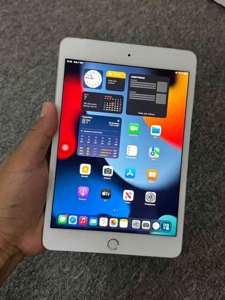 Ipad Mini 4 WiFi Cellular 128gb Resmi iBox Normal Jual Murah Lengkap