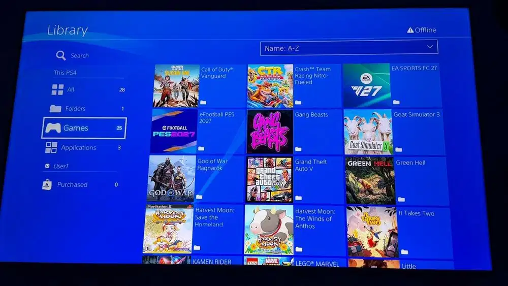 Playstation 4 H.EN 1 Tera 2 stik Full Games Jual Murah Semua Normal