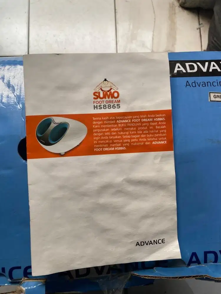 BU alat pijat kaki advance sumo foot dream hs8865 normal bagus mulus