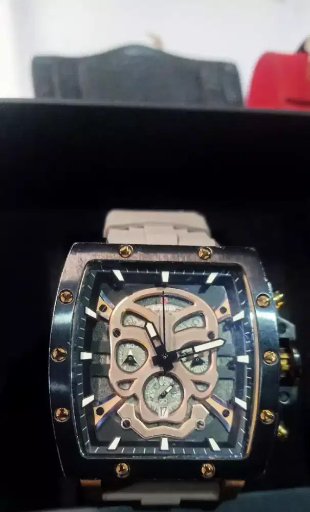 Jam tangan Expedition skull chronograph original