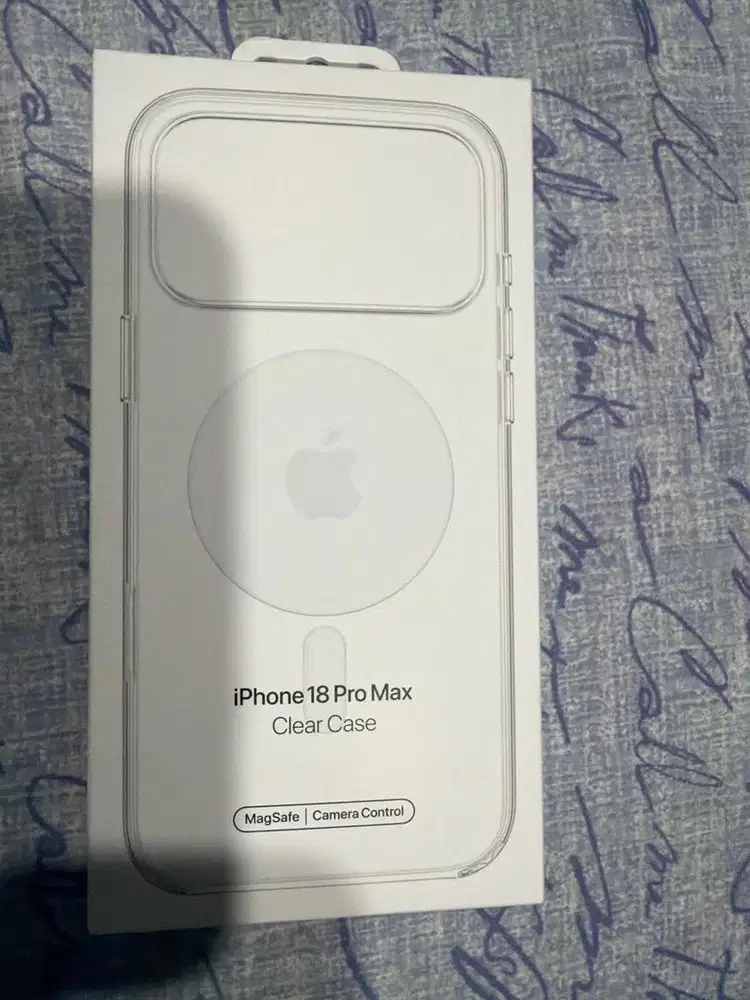 Clear case ori apple iphone 18 pro max
