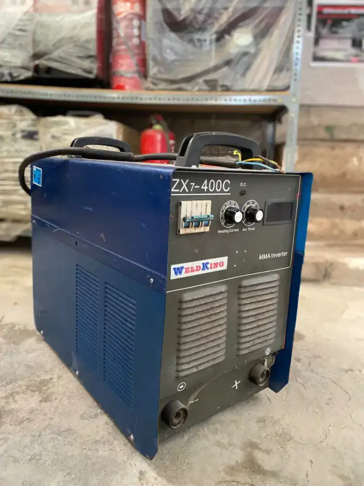 Mesin las bekas MMA 400 ampere Weldking 3 phase second Inverter IGBT