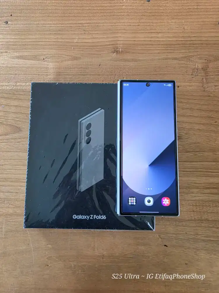 Samsung Z Fold6 512GB Fulset Resmi Galaxy Zfold6 Zfold Fold 6 12/512