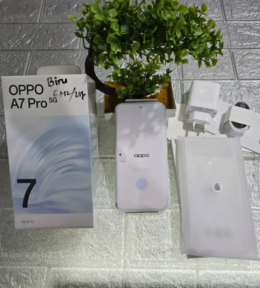 Oppo A7 Pro 5G 6+12/256gb New Cek Unit Cuman Buka Dos saja