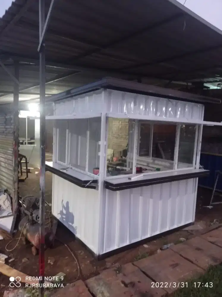 Kontainer booth rombong kontainer gerobak kontainer